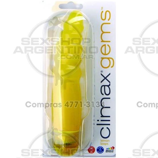 Vibrador sumergible Clímax Gems amarillo